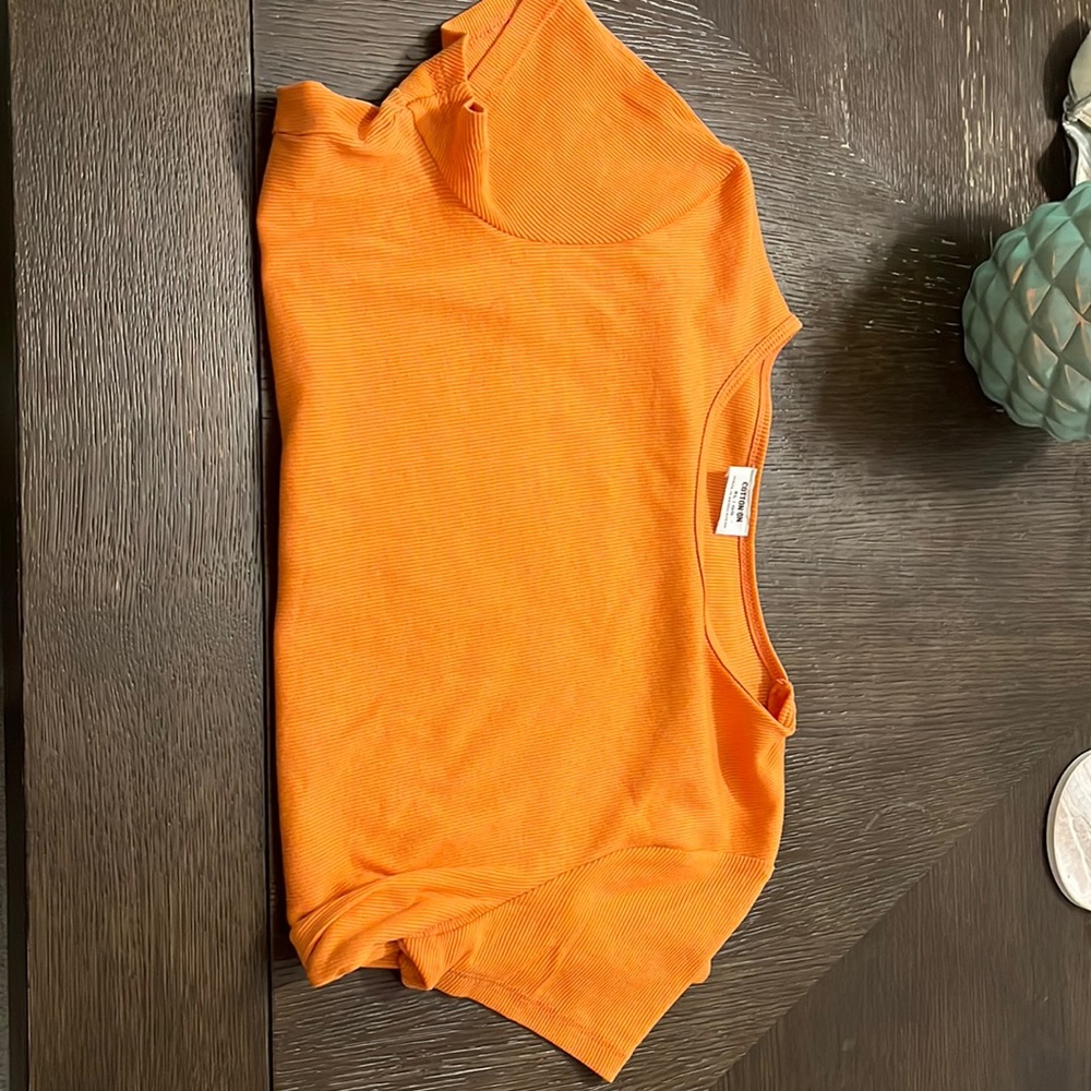 NEVER WORN BEFORE COTTON ON ORANGE TOP